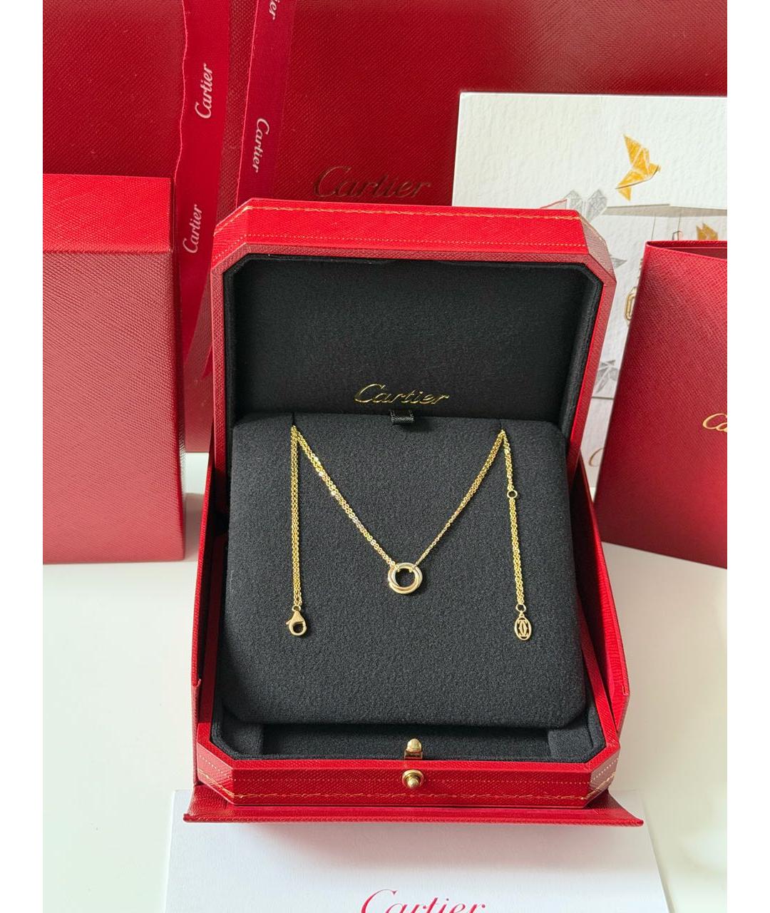 CARTIER Золотое колье из желтого золота, фото 3