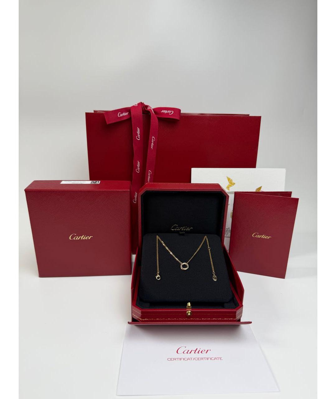 CARTIER Золотое колье из желтого золота, фото 2
