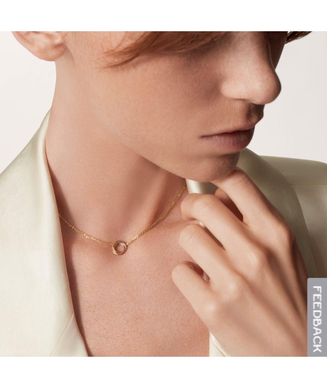 CARTIER Золотое колье из желтого золота, фото 8