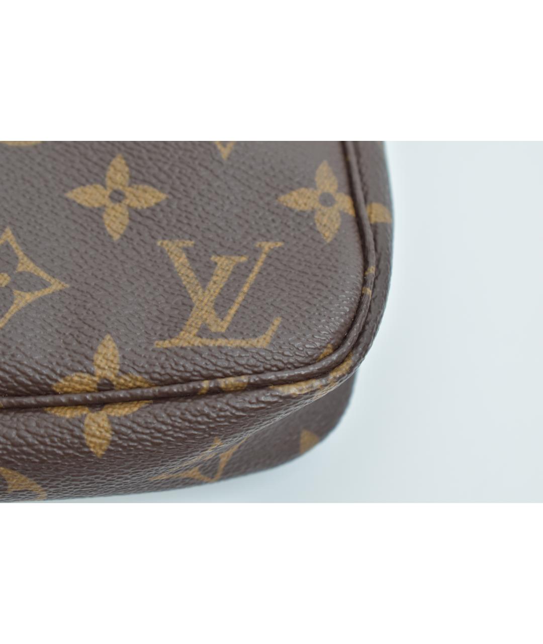 LOUIS VUITTON Коричневая сумка через плечо из канвы, фото 7