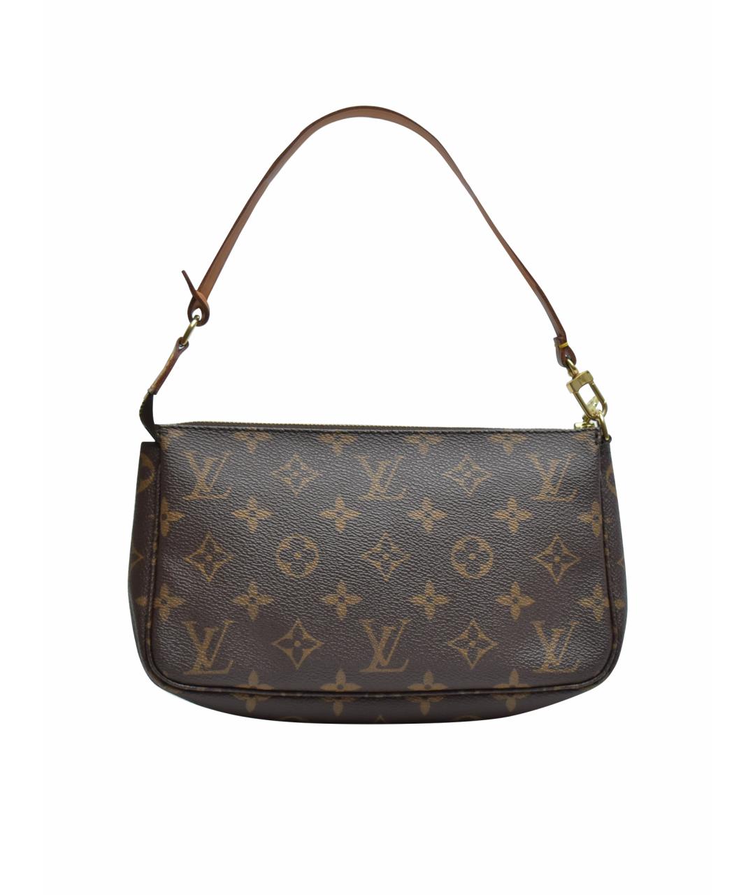 LOUIS VUITTON Коричневая сумка через плечо из канвы, фото 1
