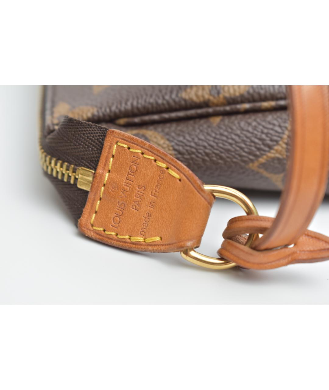 LOUIS VUITTON Коричневая сумка через плечо из канвы, фото 9