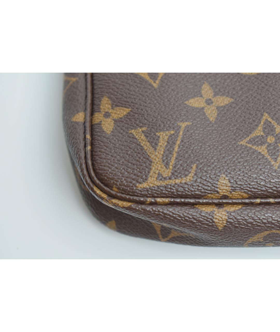 LOUIS VUITTON Коричневая сумка через плечо из канвы, фото 6