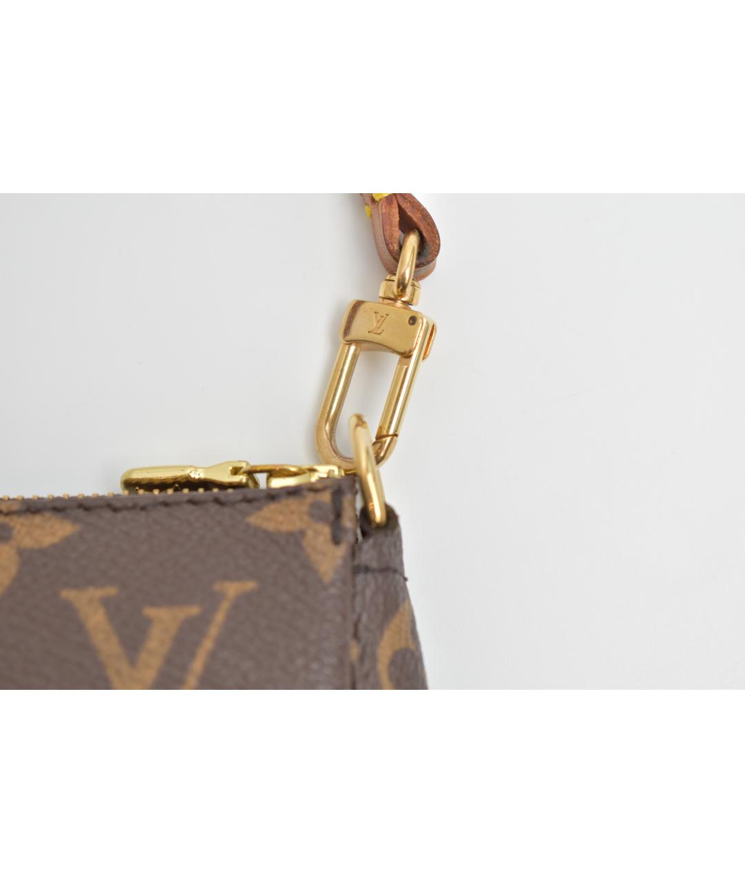 LOUIS VUITTON Коричневая сумка через плечо из канвы, фото 8