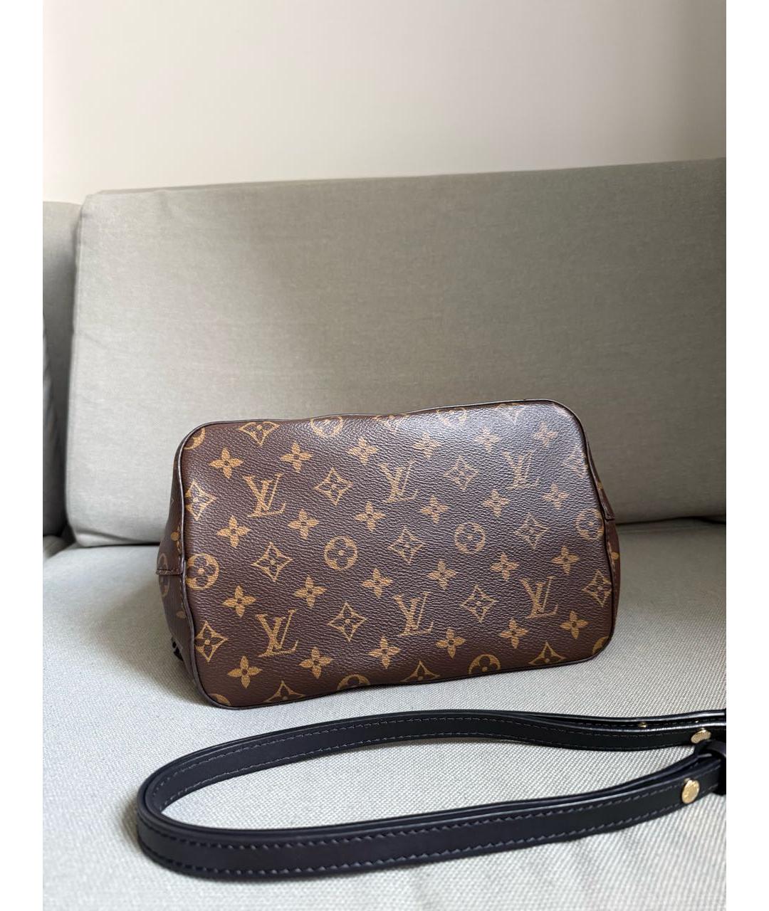 LOUIS VUITTON Коричневая сумка через плечо из канвы, фото 5