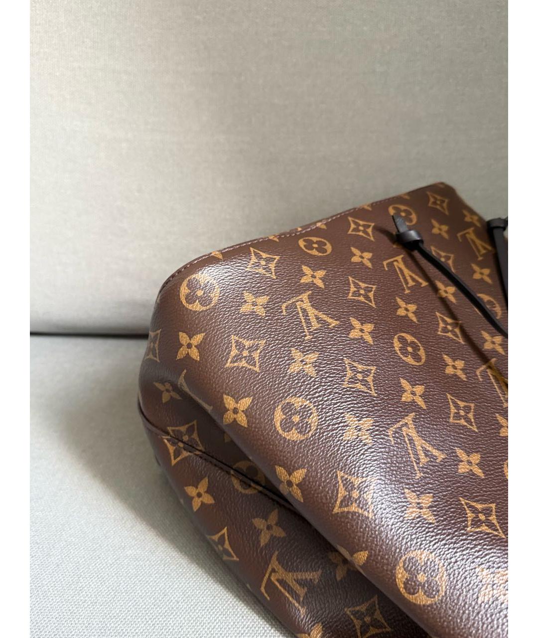 LOUIS VUITTON Коричневая сумка через плечо из канвы, фото 8