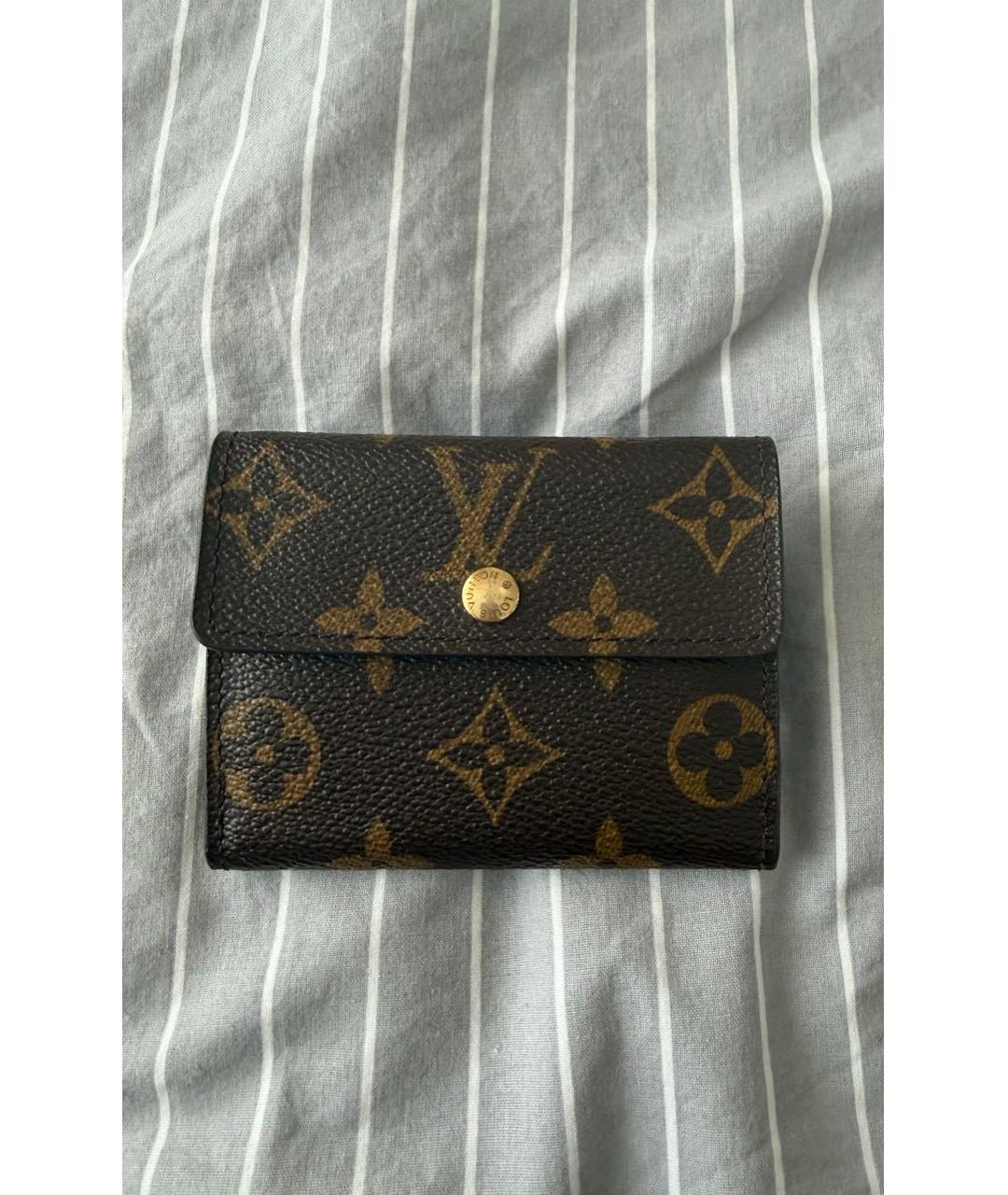 LOUIS VUITTON Коричневый кардхолдер, фото 5