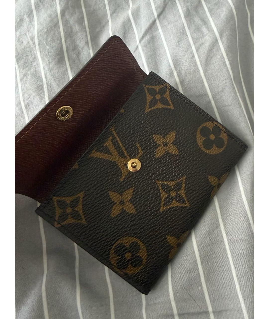 LOUIS VUITTON Коричневый кардхолдер, фото 2