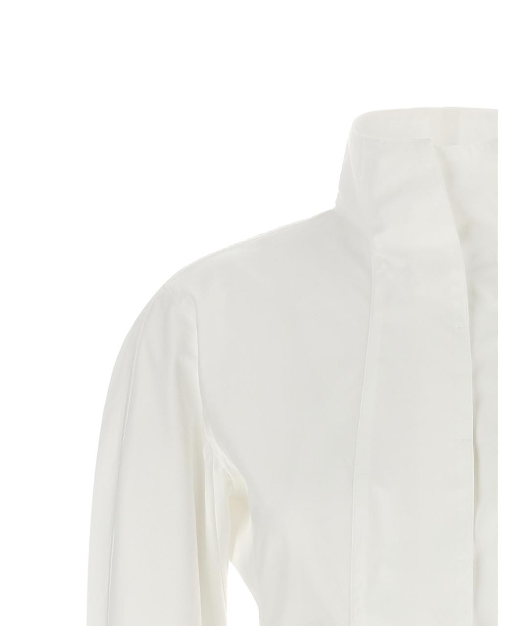 JACQUEMUS Белая хлопковая блузы, фото 3