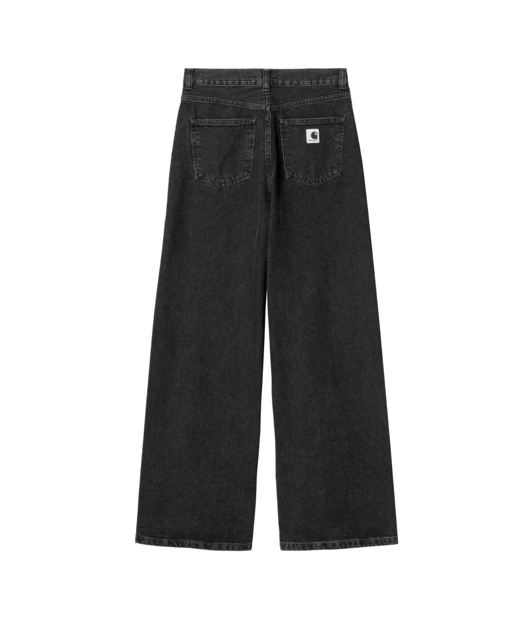 CARHARTT WIP Черные хлопковые прямые джинсы, фото 2
