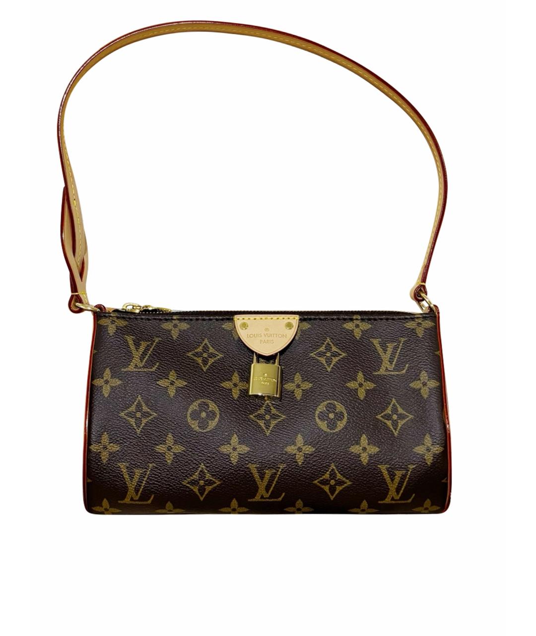 LOUIS VUITTON Коричневая сумка через плечо из канвы, фото 8