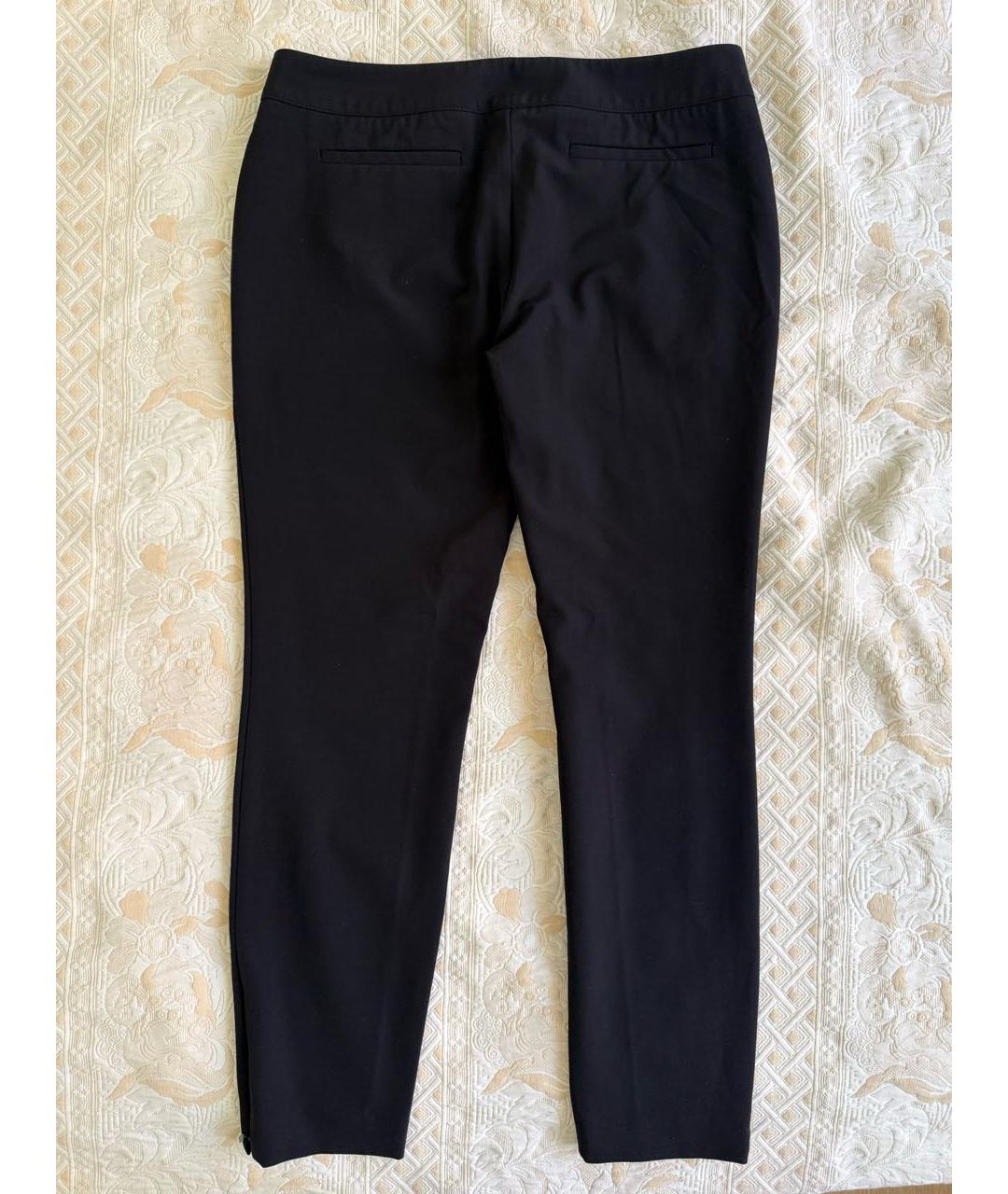 HUGO BOSS Черные хлопко-эластановые брюки узкие, фото 2