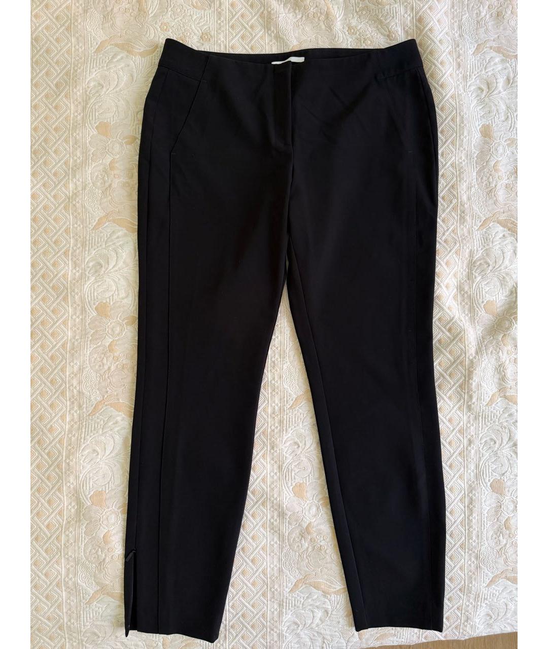 HUGO BOSS Черные хлопко-эластановые брюки узкие, фото 7