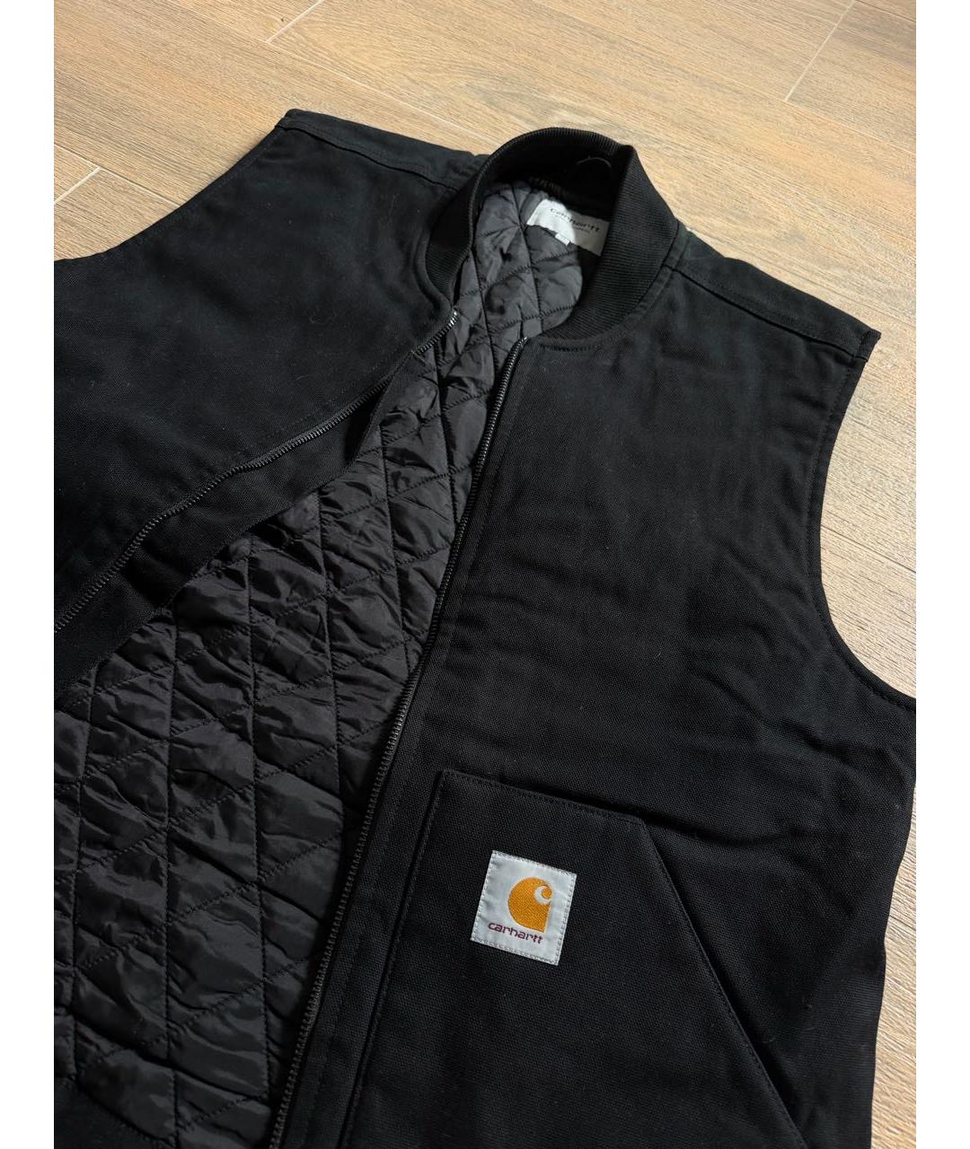 CARHARTT Черный деним жилет, фото 4