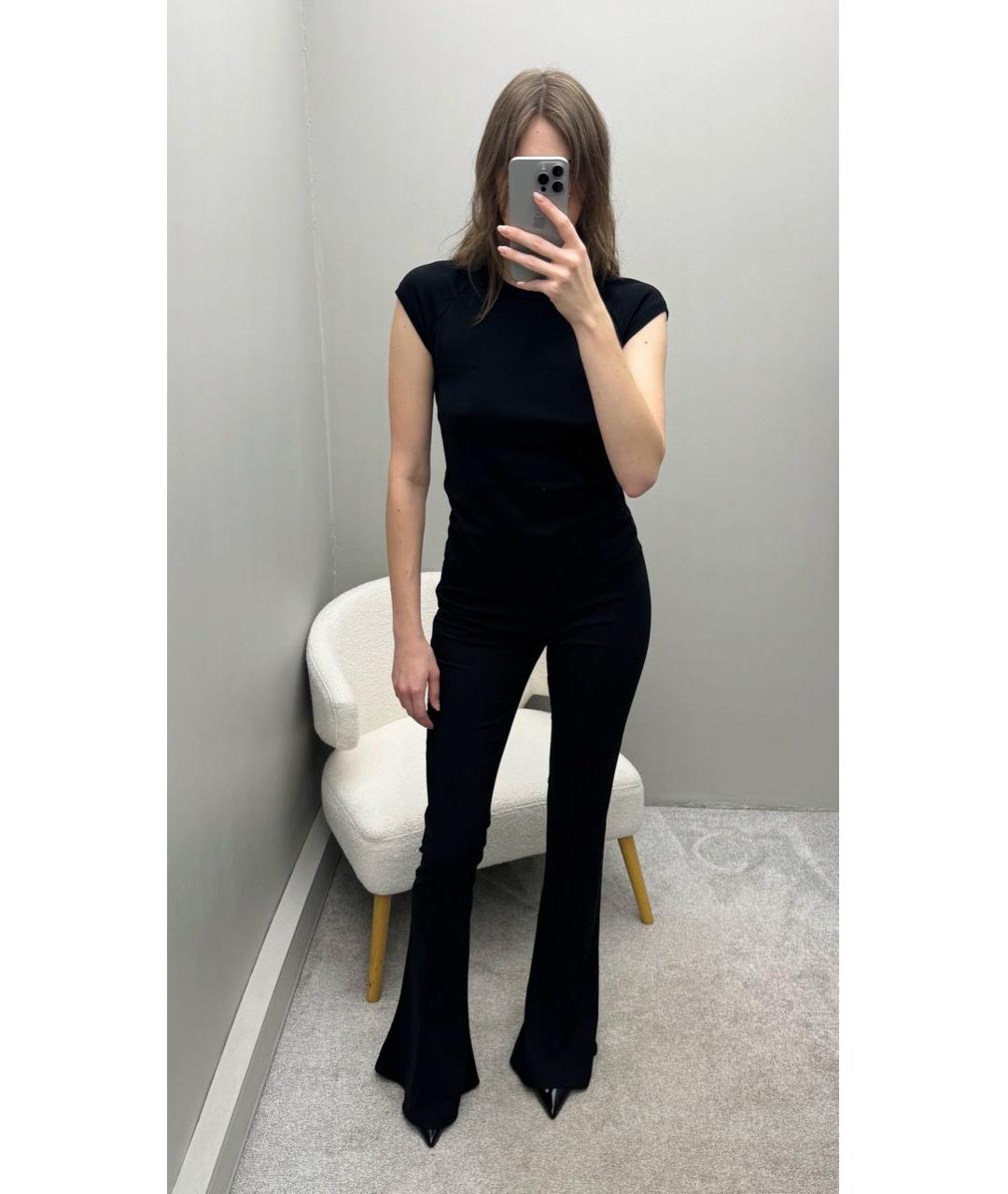 JACQUEMUS Черные шерстяные брюки узкие, фото 5
