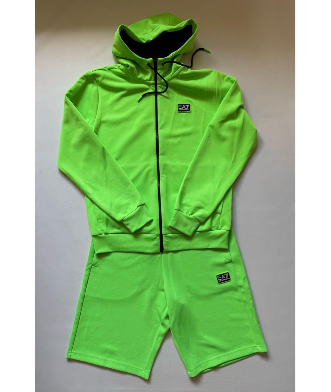 EMPORIO ARMANI Салатовый полиэстеровый спортивные костюмы, фото 7