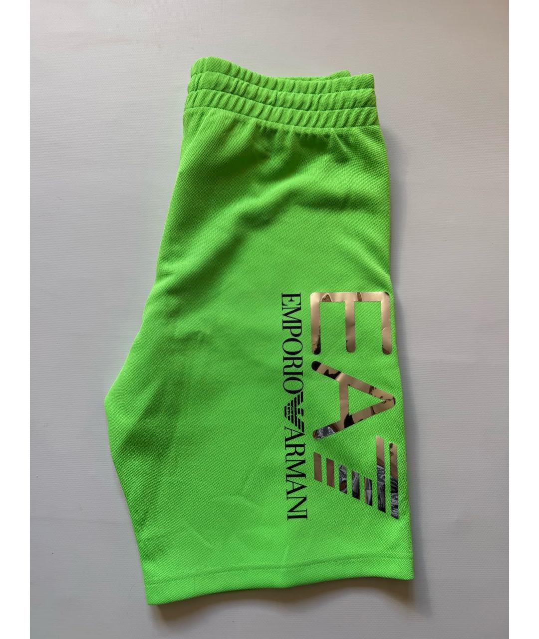 EMPORIO ARMANI Салатовый полиэстеровый спортивные костюмы, фото 3