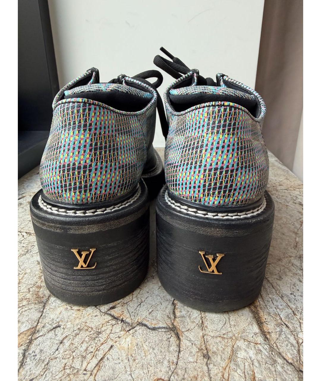 LOUIS VUITTON Мульти кожаные ботинки, фото 4