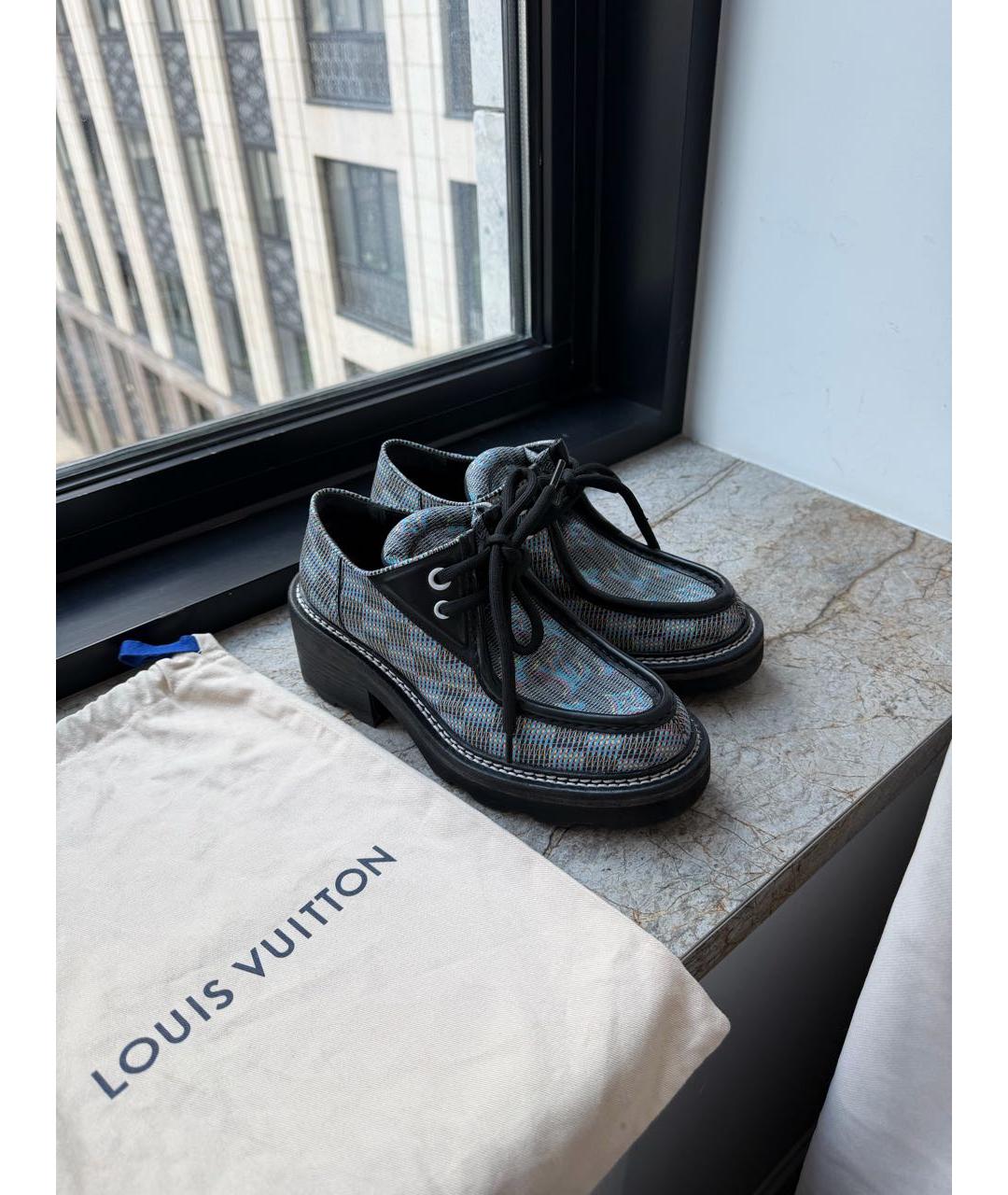 LOUIS VUITTON Мульти кожаные ботинки, фото 8