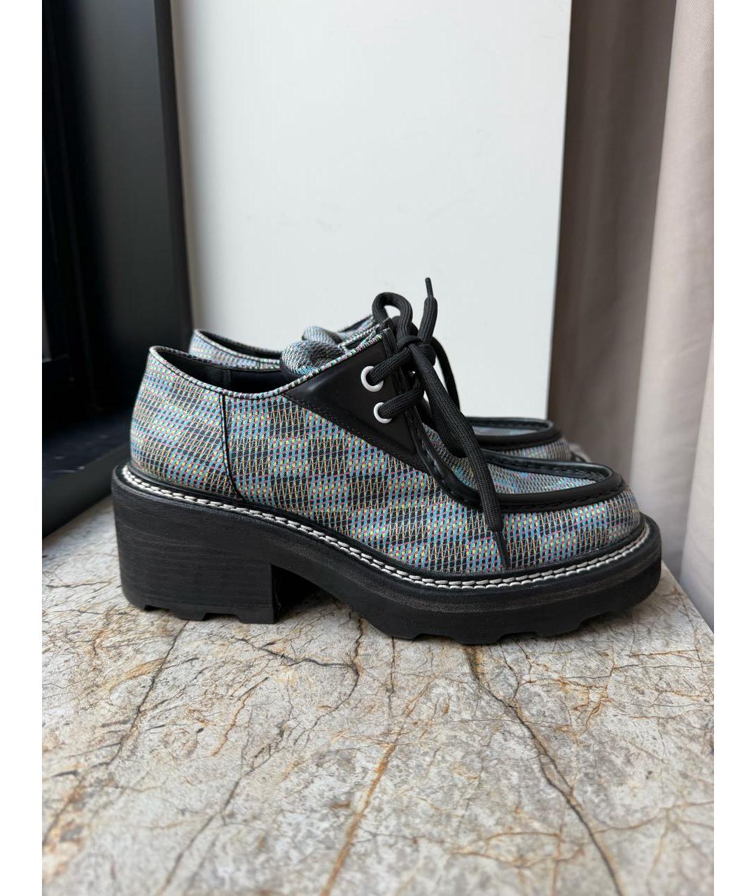LOUIS VUITTON Мульти кожаные ботинки, фото 9