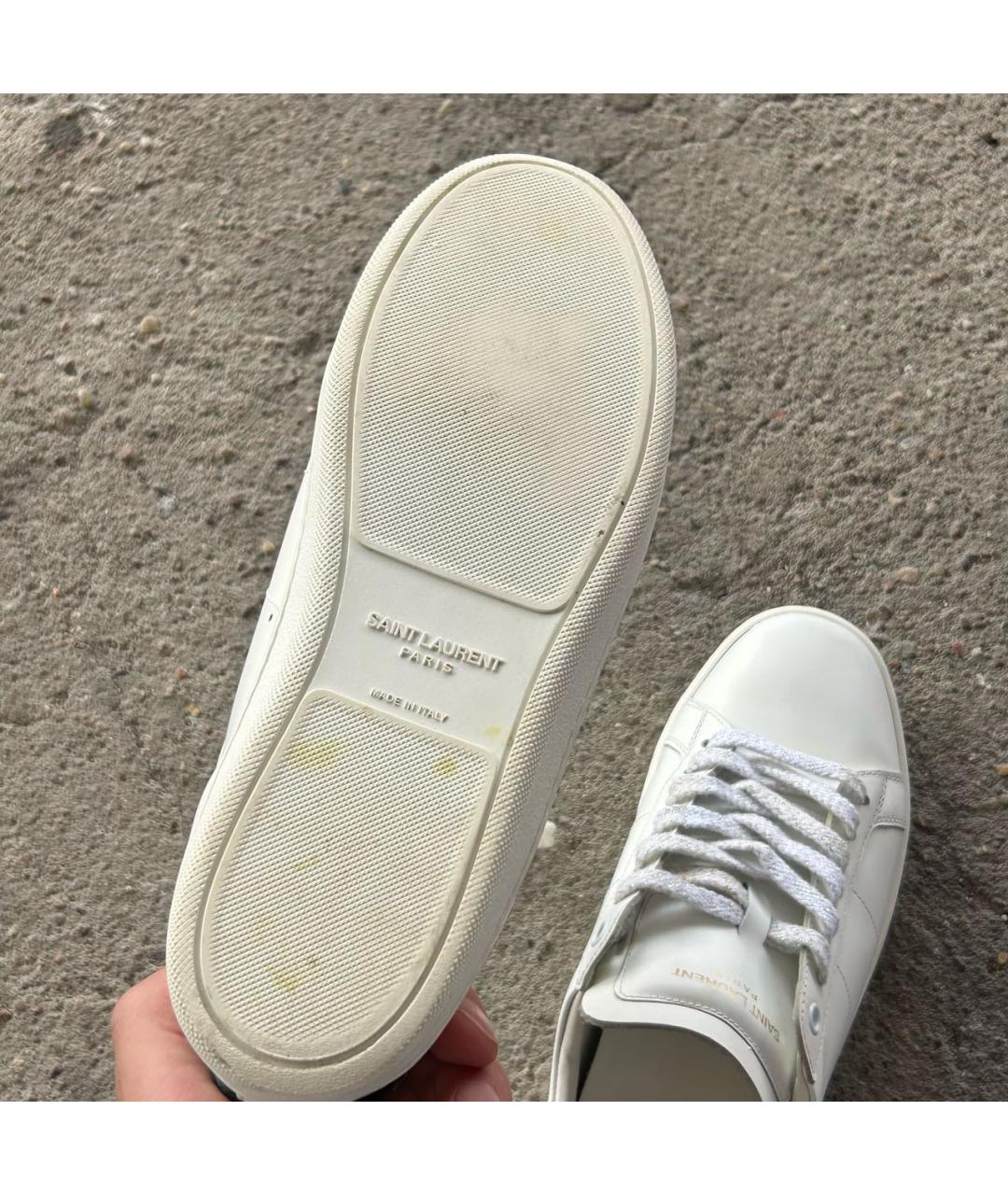 SAINT LAURENT Мульти кожаные кеды, фото 4