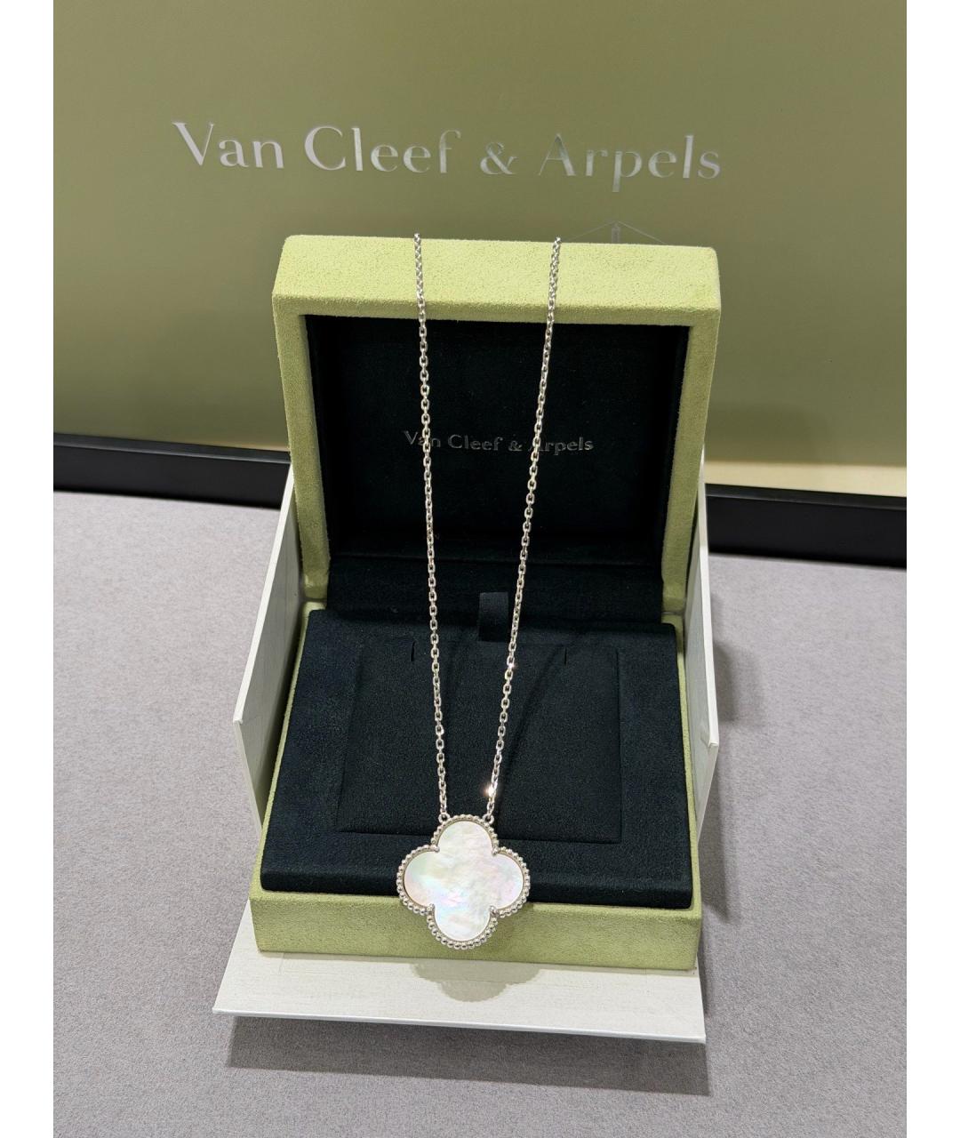 VAN CLEEF & ARPELS Серебряное колье из белого золота, фото 8