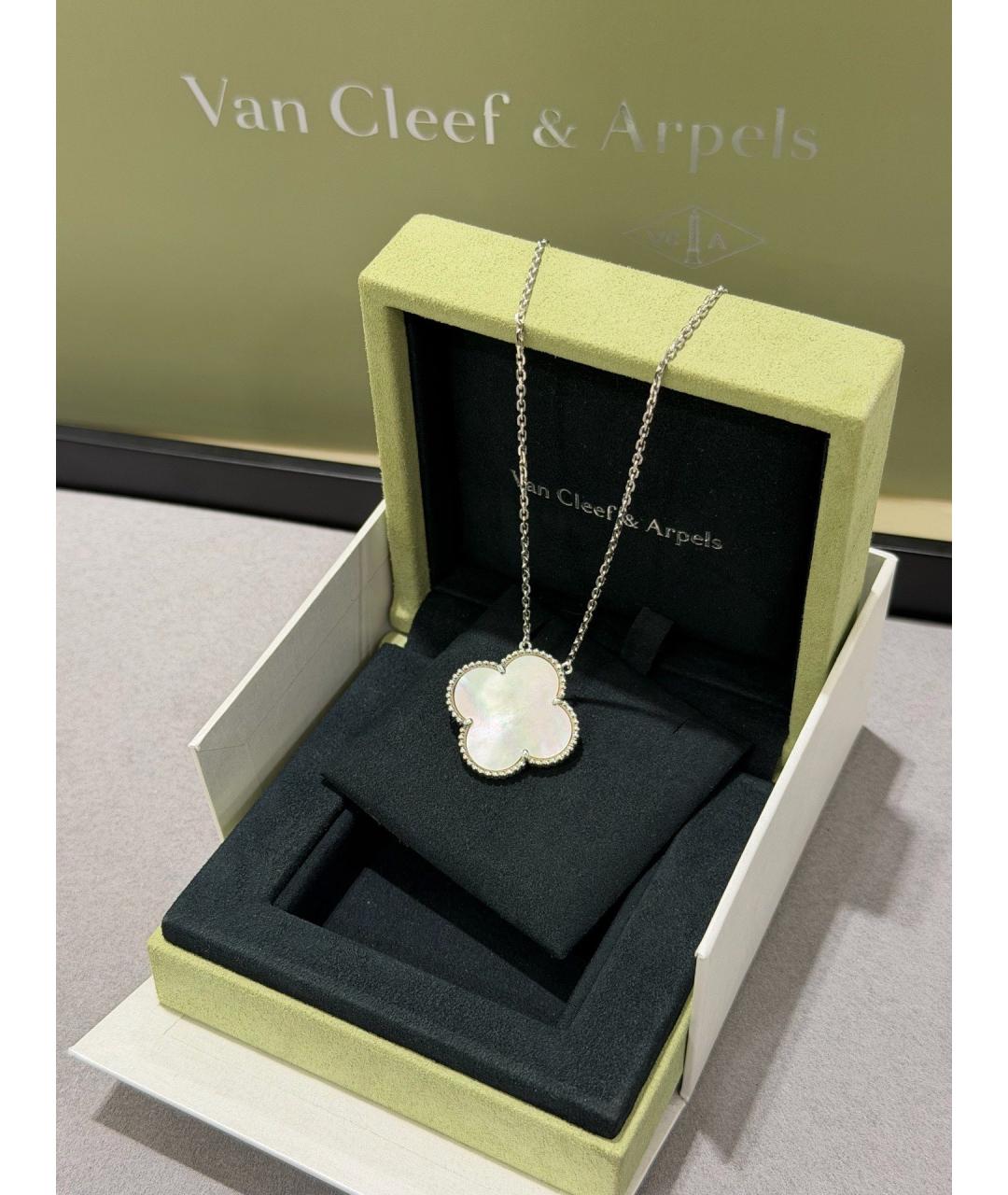 VAN CLEEF & ARPELS Серебряное колье из белого золота, фото 3