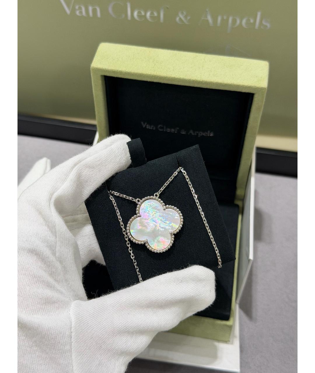 VAN CLEEF & ARPELS Серебряное колье из белого золота, фото 5