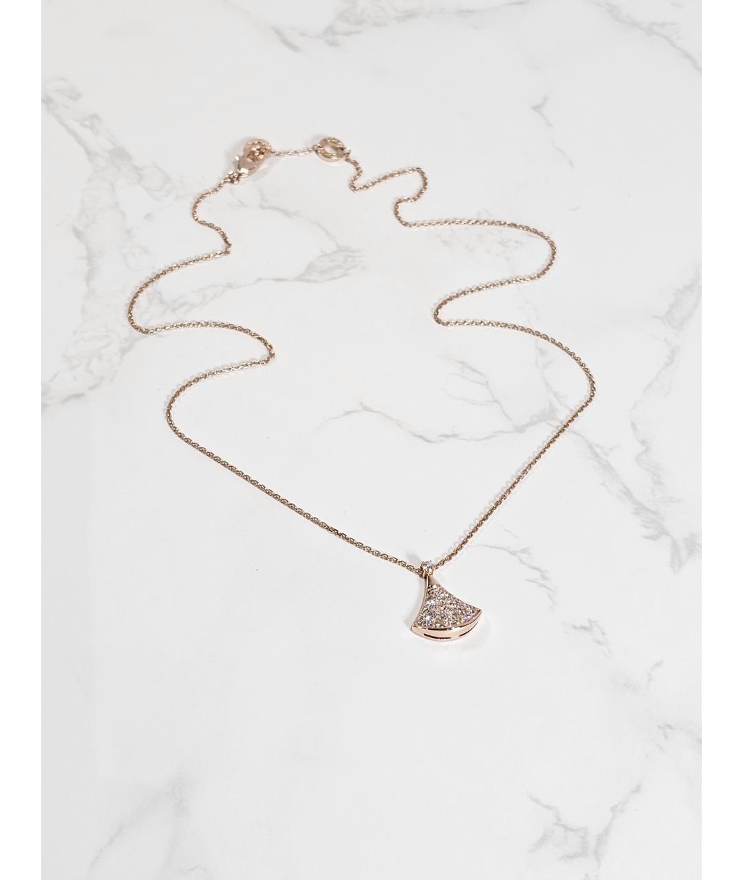 BVLGARI Золотое колье из розового золота, фото 5