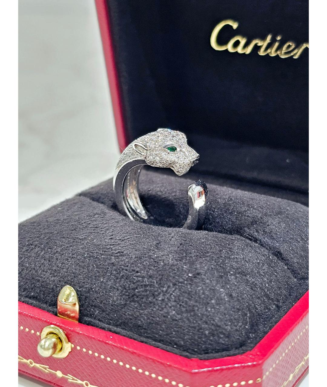 CARTIER Серебряное кольцо из белого золота, фото 4