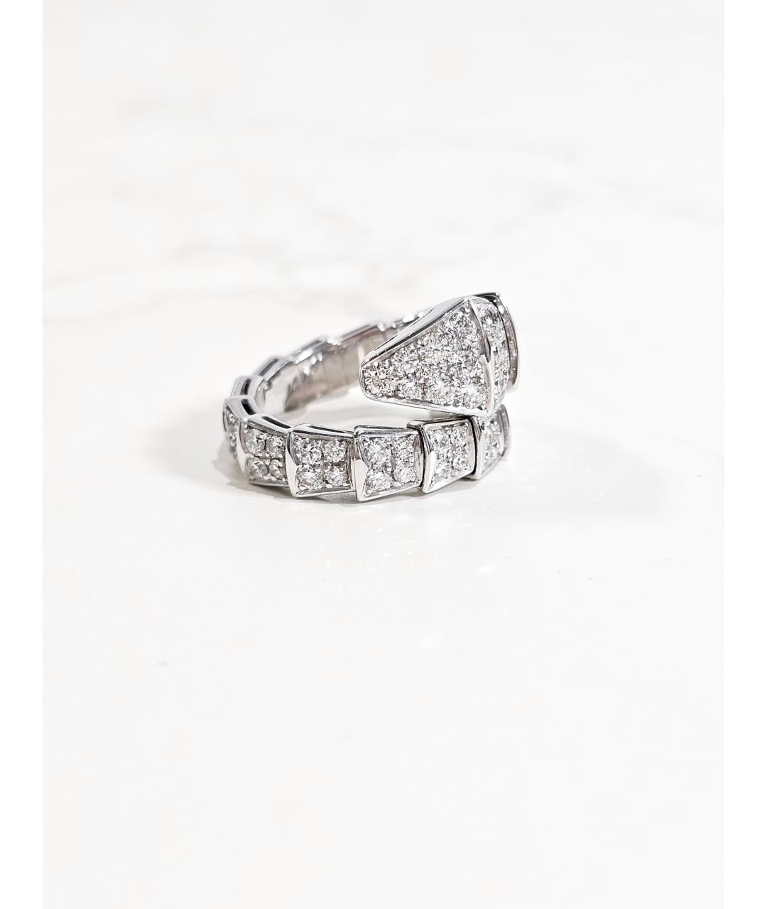 BVLGARI Серебряное кольцо из белого золота, фото 2