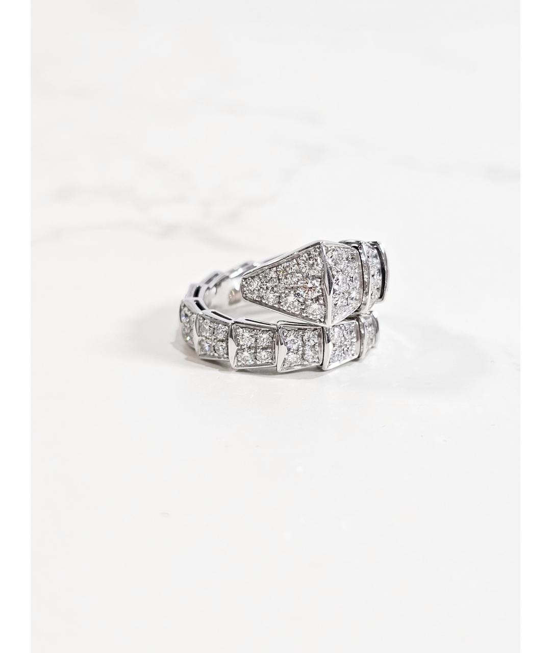BVLGARI Серебряное кольцо из белого золота, фото 5