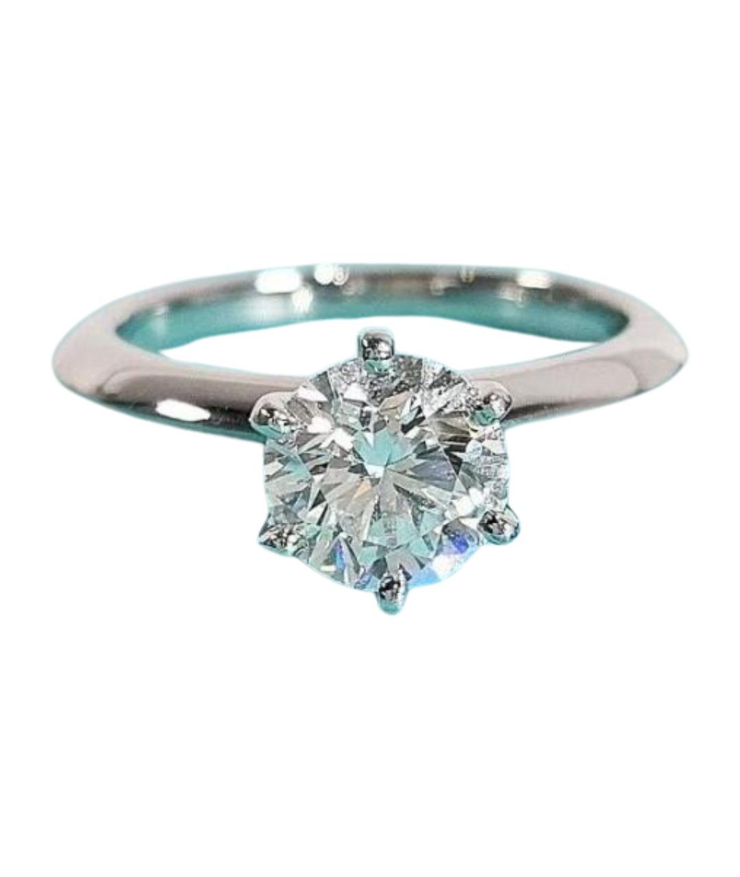 TIFFANY&CO Серебряное платиновое кольцо, фото 1