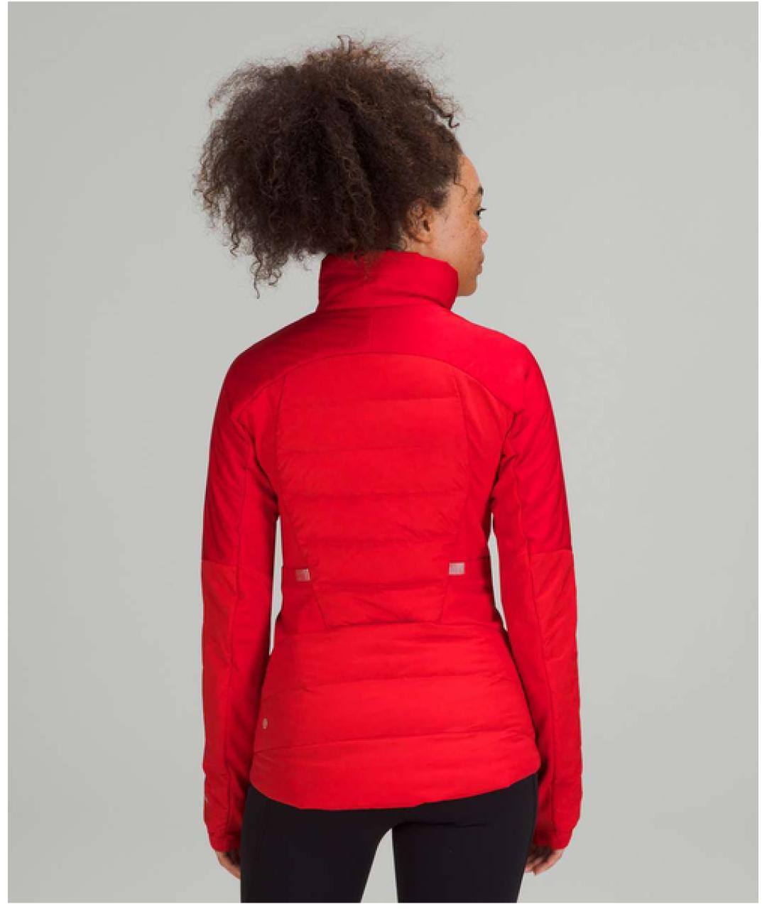 Lululemon Красная нейлоновая куртка, фото 2
