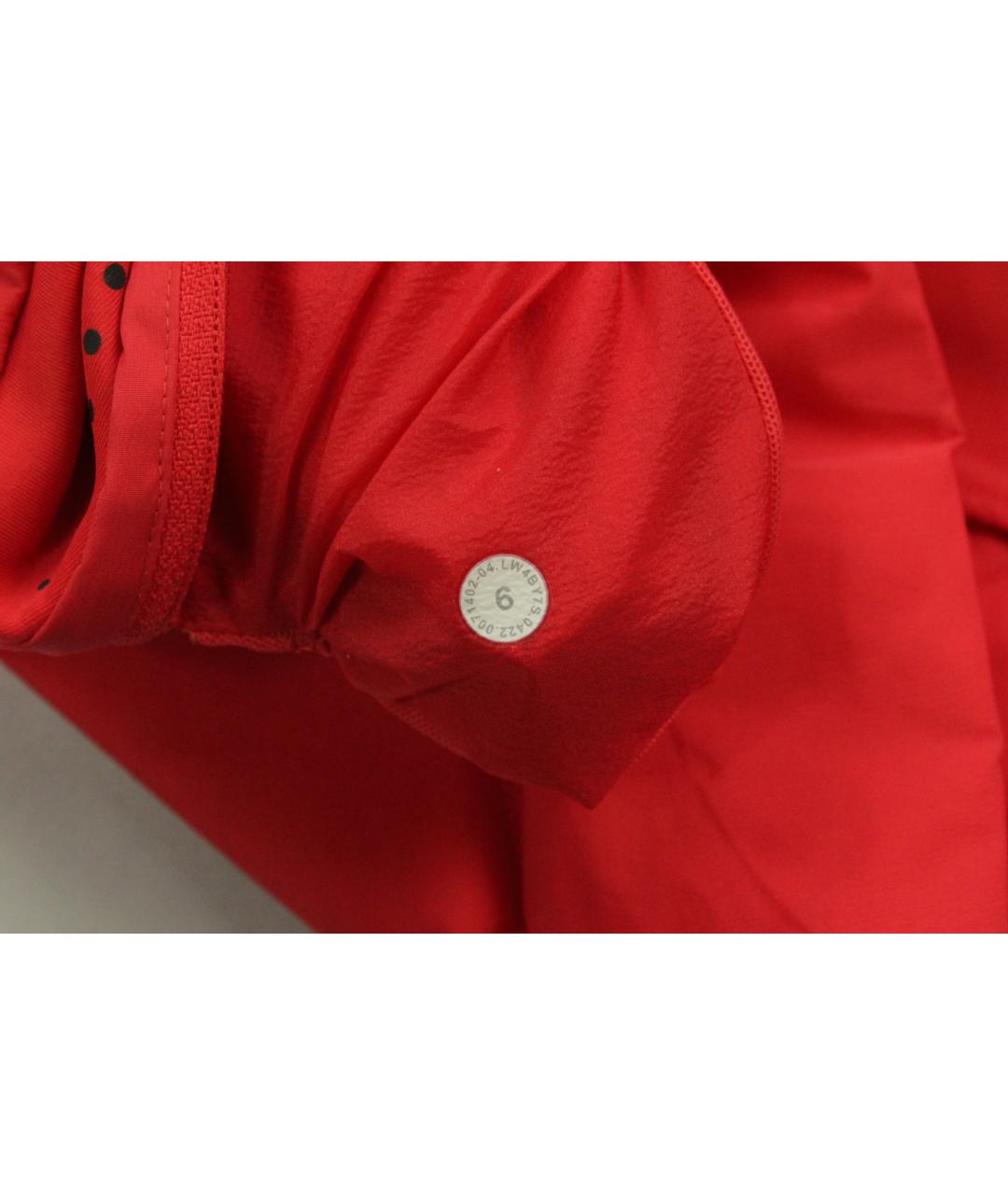 Lululemon Красная нейлоновая куртка, фото 7