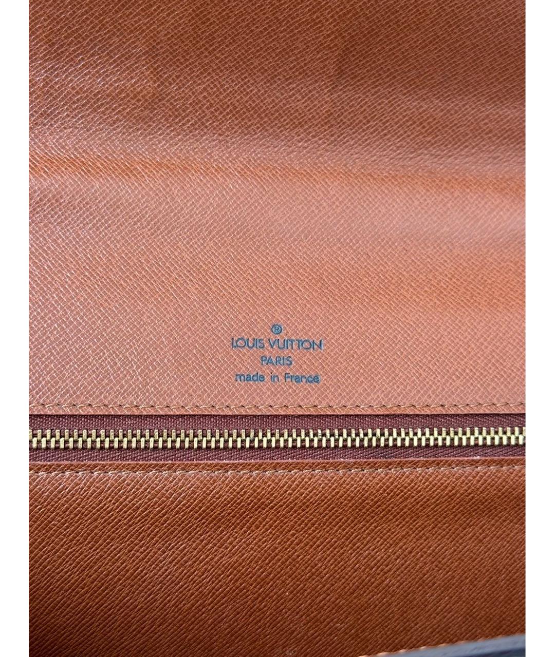 LOUIS VUITTON Коричневая сумка через плечо из канвы, фото 5