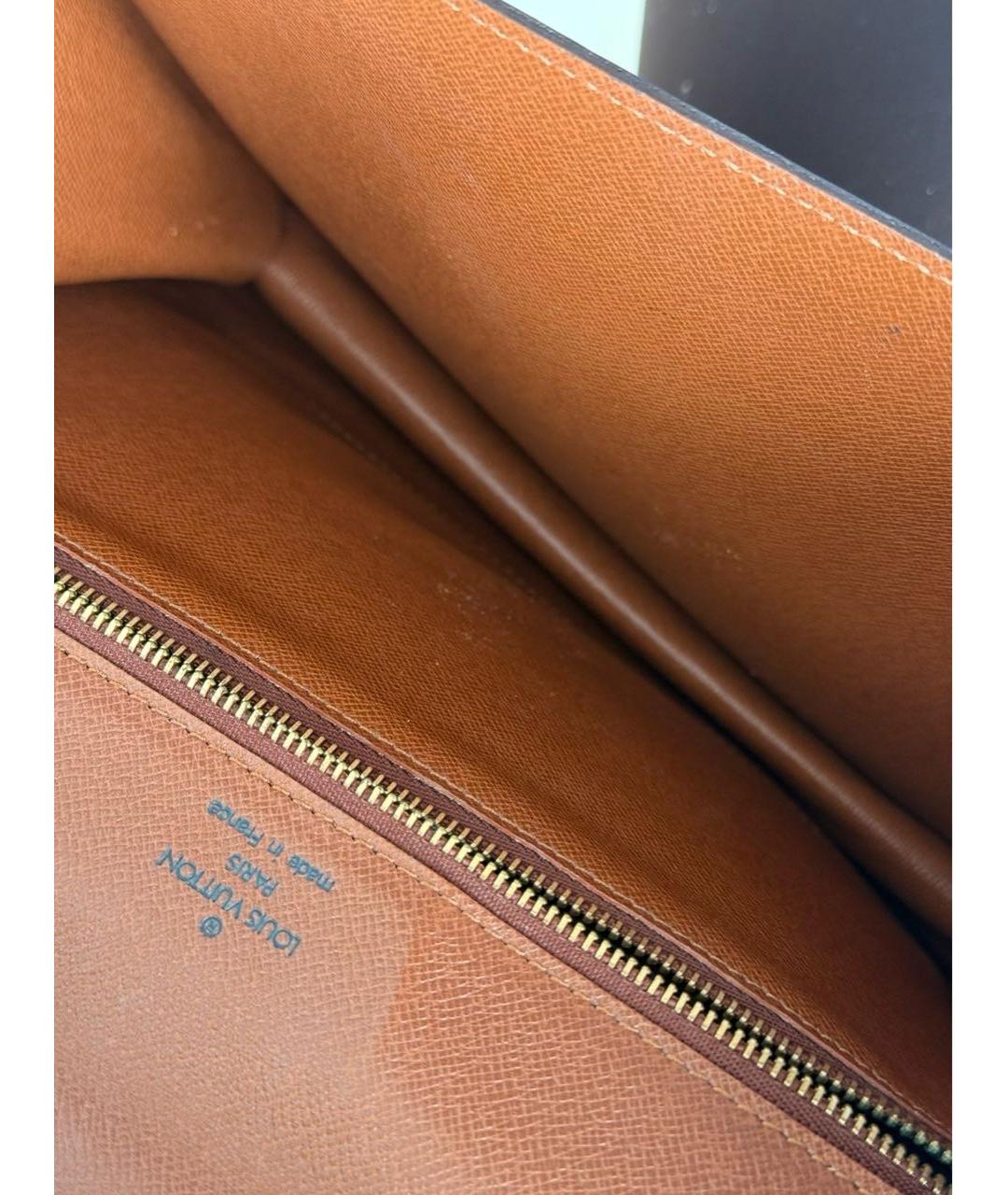 LOUIS VUITTON Коричневая сумка через плечо из канвы, фото 6