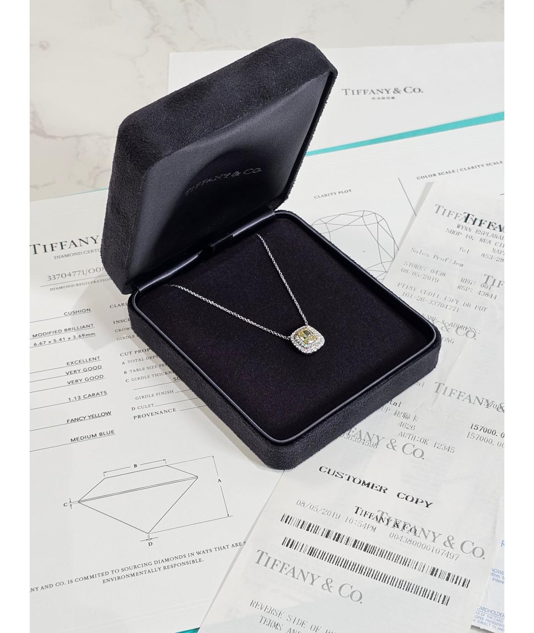 TIFFANY&CO Золотое колье из желтого золота, фото 2