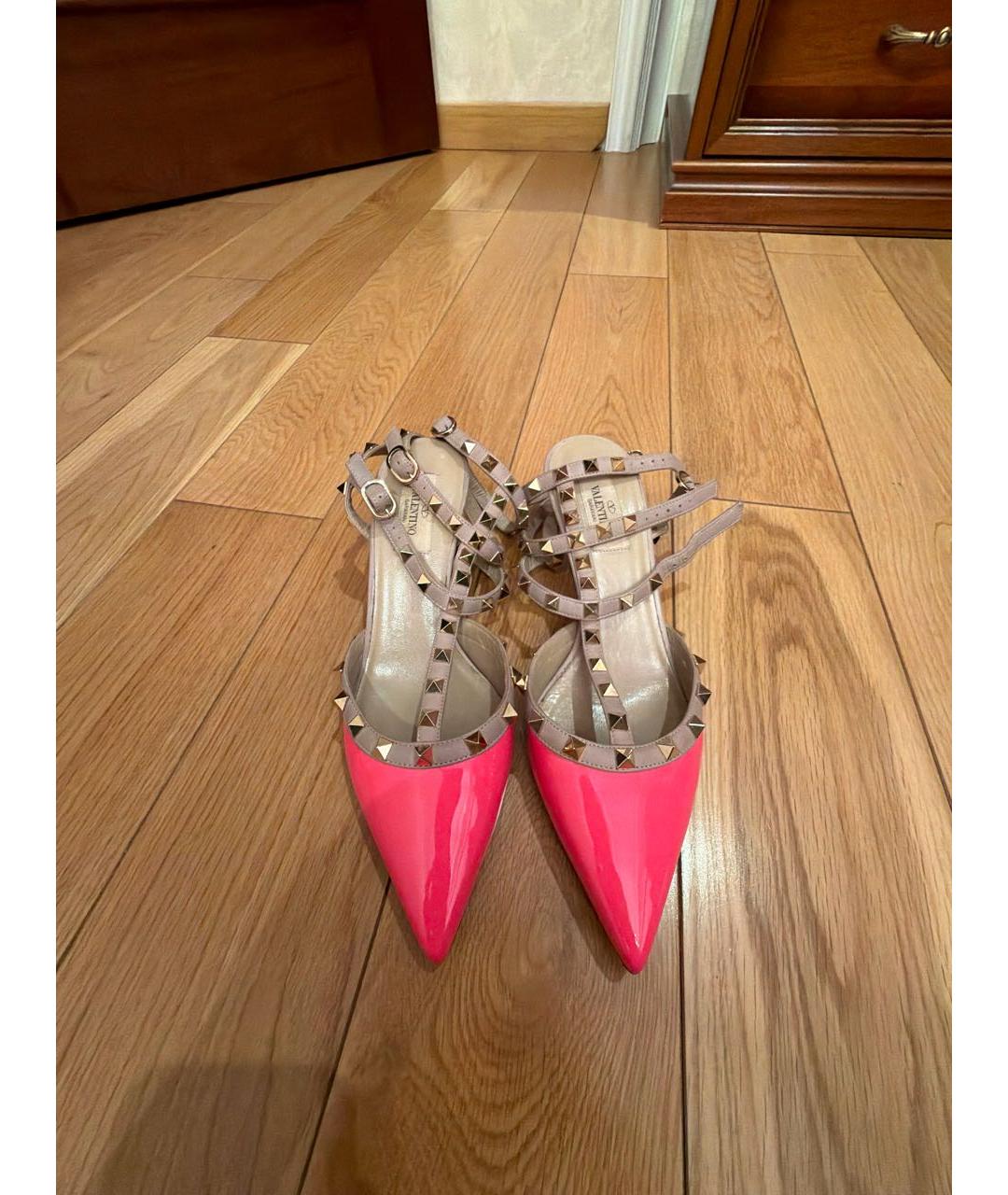 VALENTINO Фуксия туфли из лакированной кожи, фото 2
