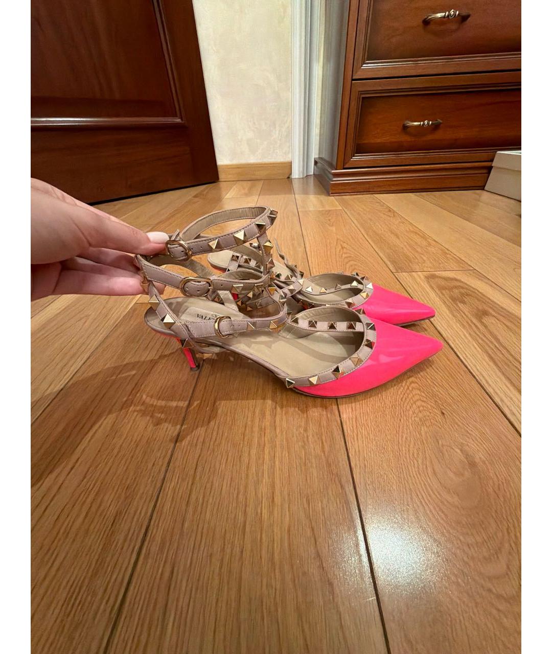 VALENTINO Фуксия туфли из лакированной кожи, фото 6