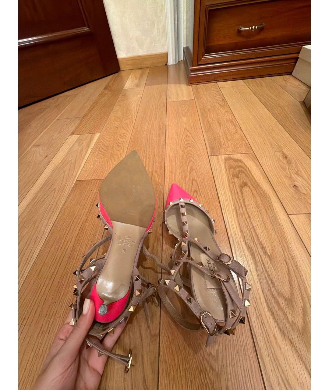 VALENTINO Фуксия туфли из лакированной кожи, фото 5
