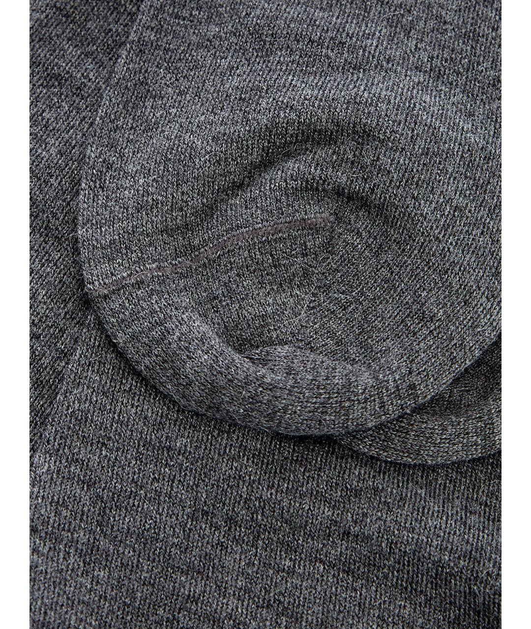 BRUNELLO CUCINELLI Антрацитовые носки, чулки и колготы, фото 2
