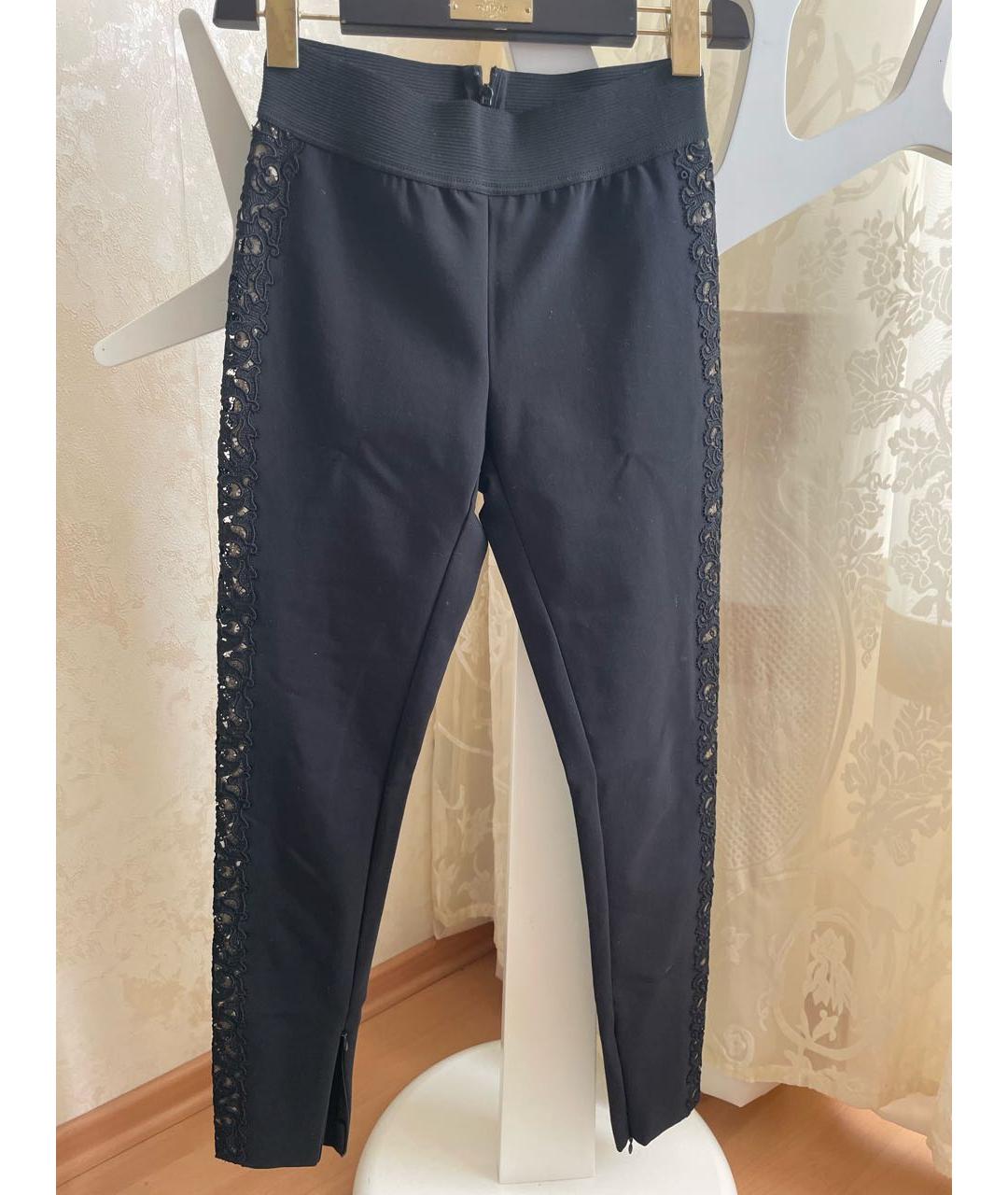 STELLA MCCARTNEY Черные шерстяные брюки узкие, фото 2