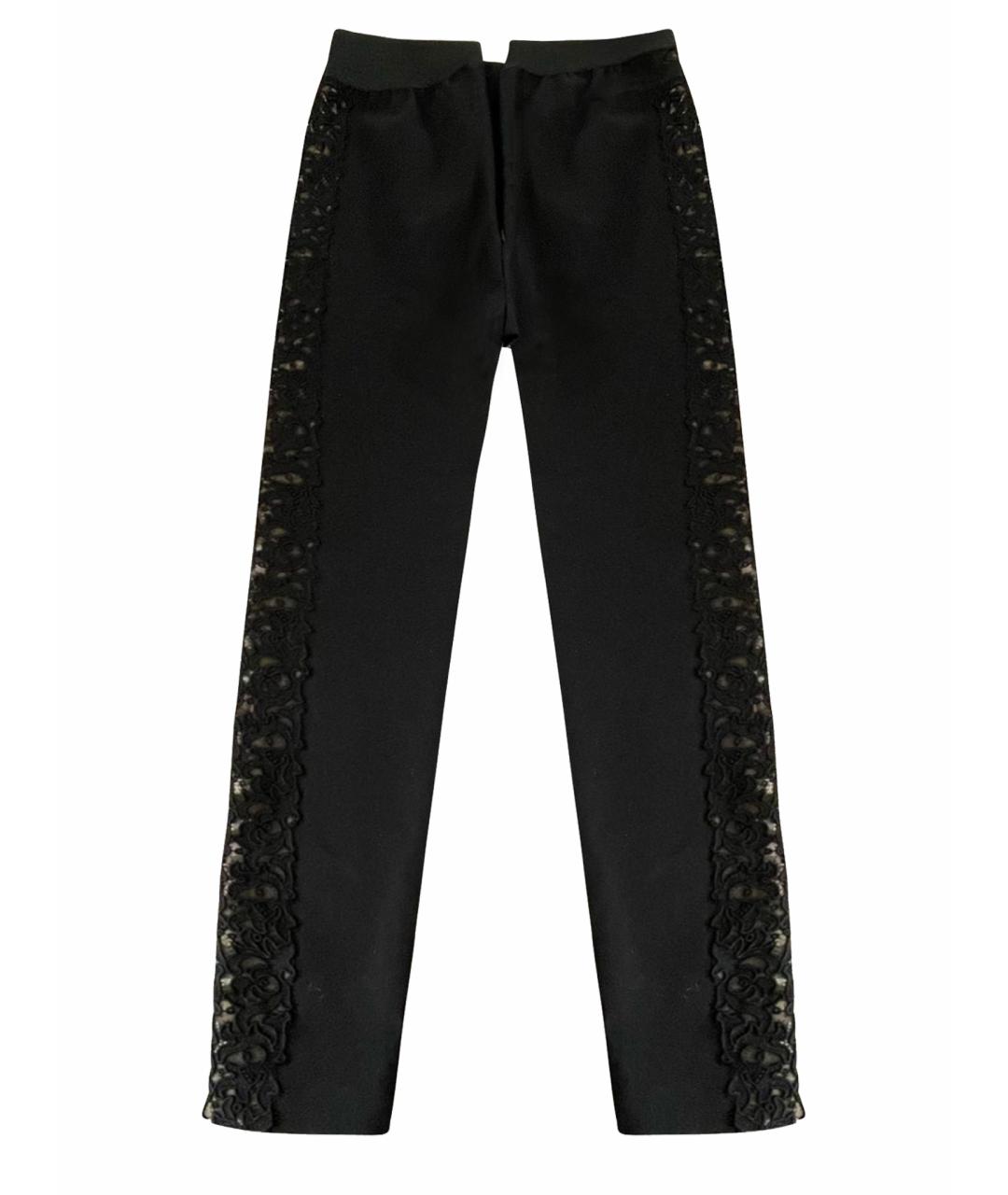 STELLA MCCARTNEY Черные шерстяные брюки узкие, фото 1