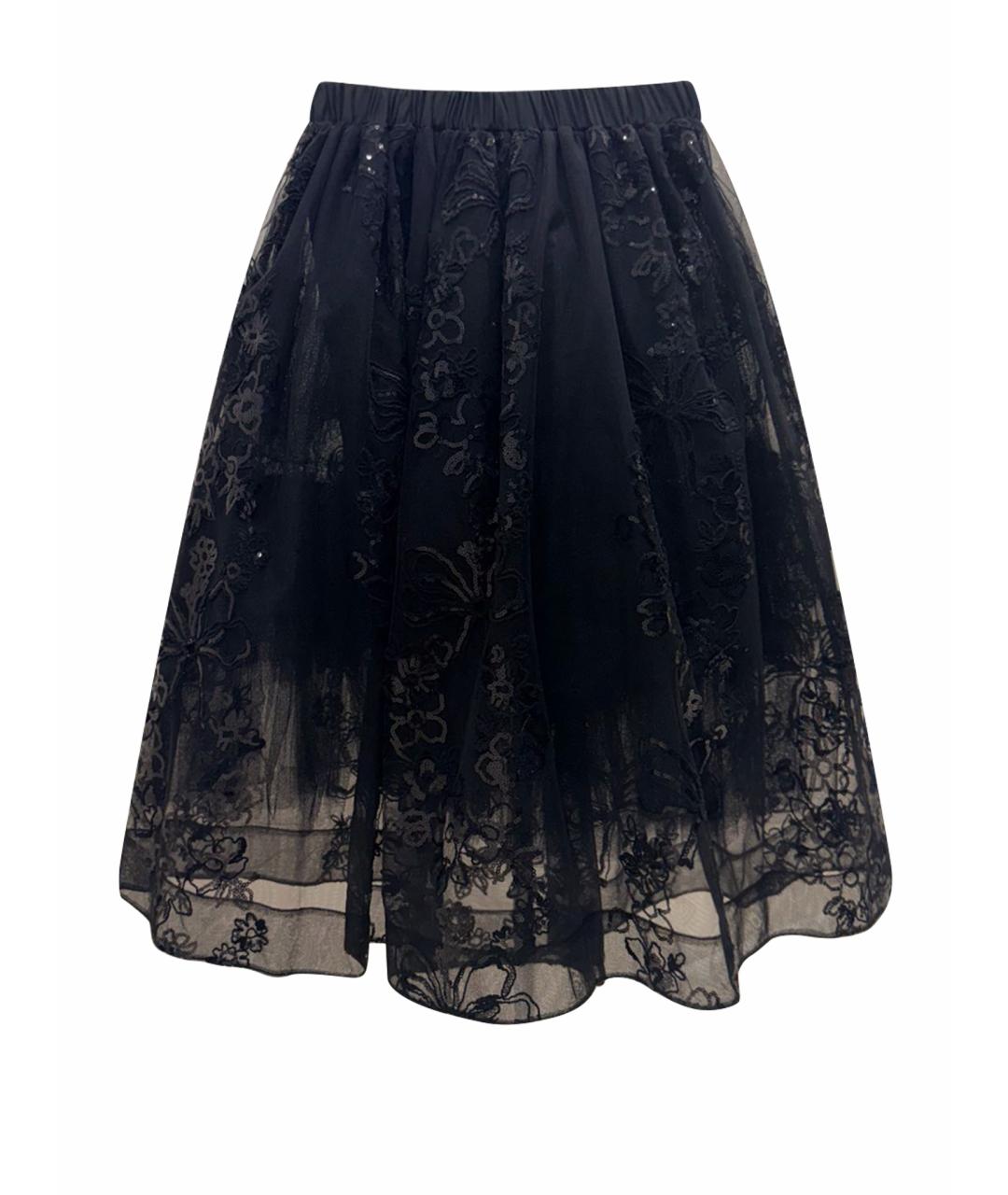 SIMONE ROCHA Черная юбка миди, фото 1