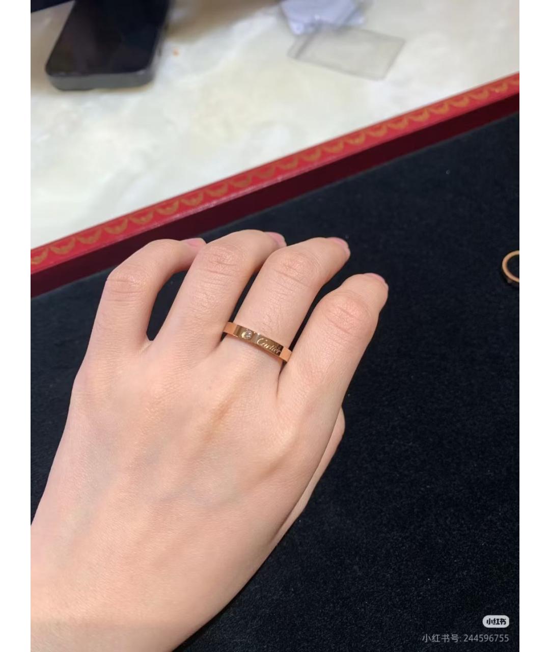 CARTIER Золотое кольцо из розового золота, фото 4