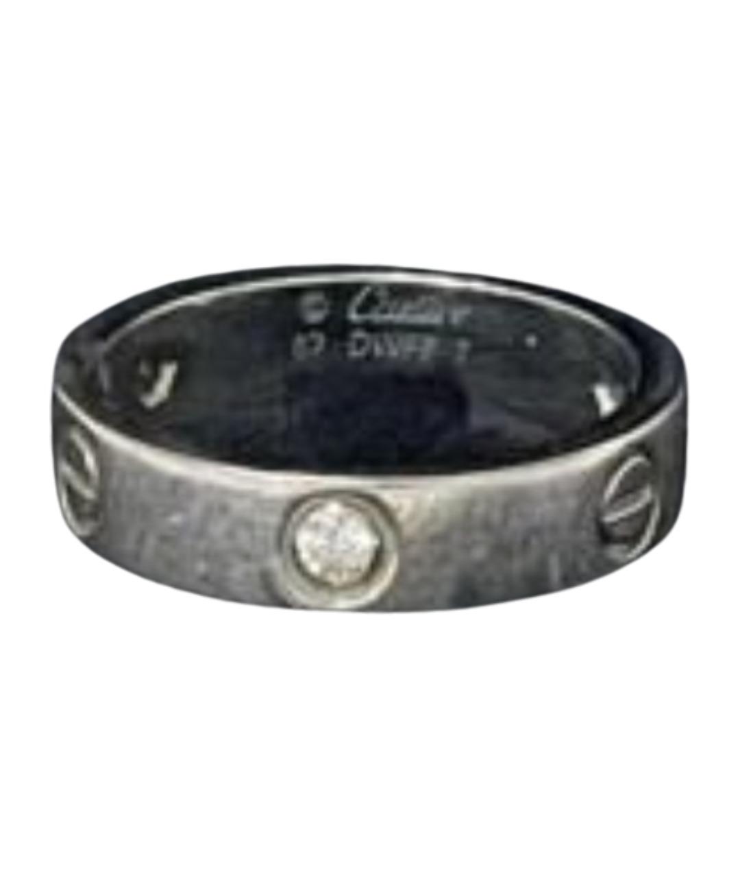 CARTIER Серебряное кольцо из белого золота, фото 1