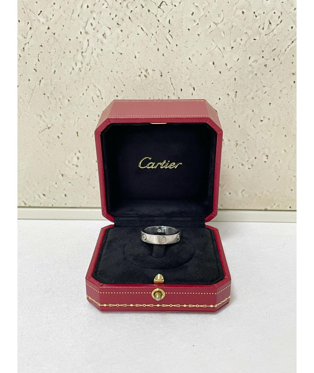 CARTIER Серебряное кольцо из белого золота, фото 3