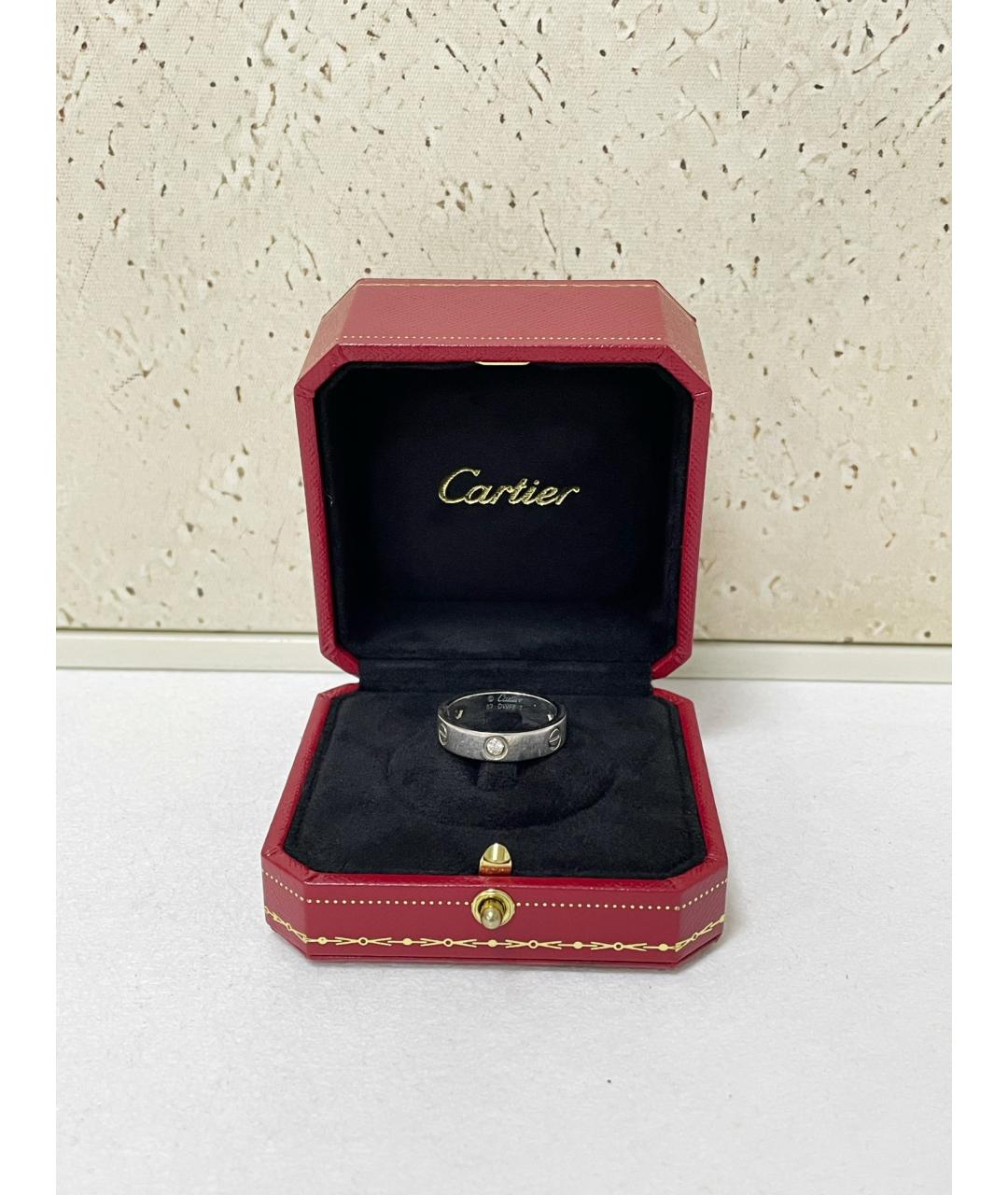 CARTIER Серебряное кольцо из белого золота, фото 5