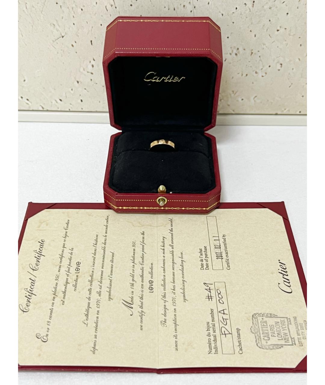 CARTIER Золотое кольцо из розового золота, фото 5